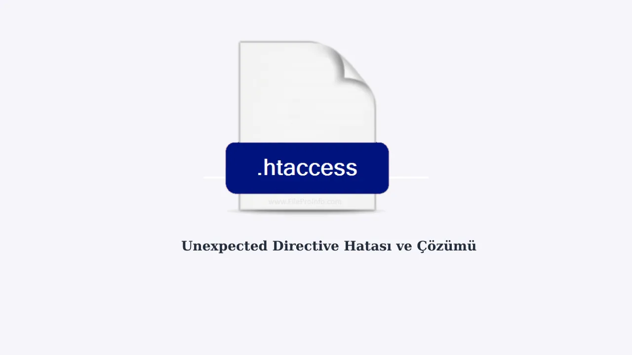 Unexpected Directive Error and Solution