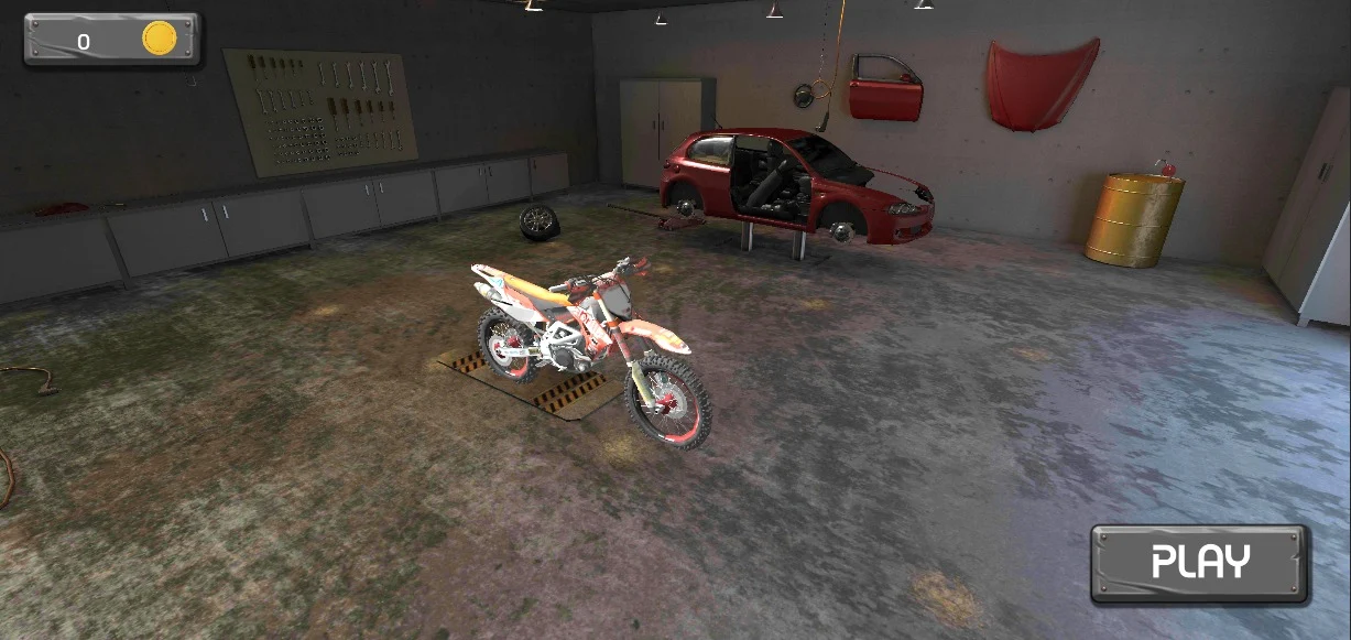 Extremes Motorrad