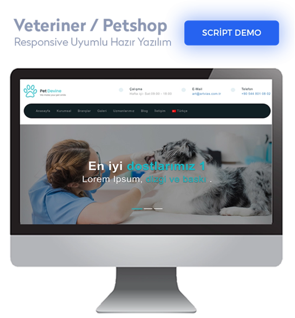 Veterinarian and PetShop Script