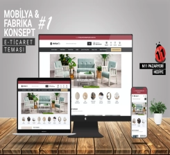 Möbel E-Commerce Konzept