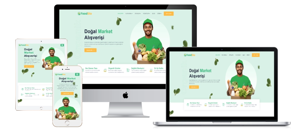 Bio-Produkt E-Commerce Paket