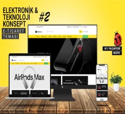 Technologie & Elektronik Vertrieb E-Commerce Konzept V2