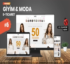 Bekleidung & Mode E-Commerce Konzept V5