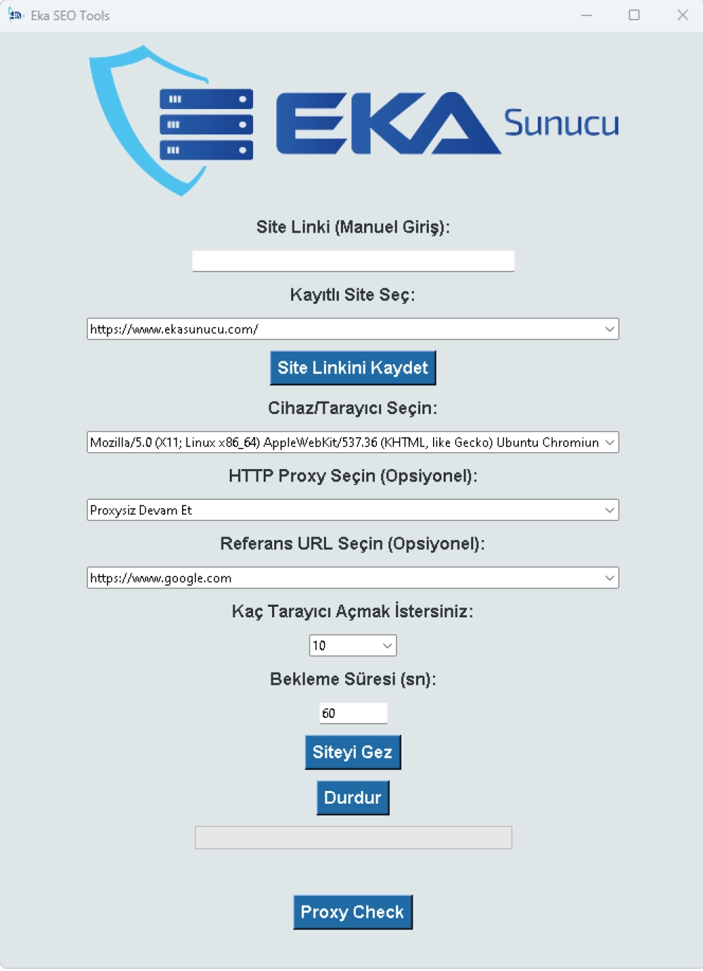 Eka SEO Tools - Web Site Trafiğini Artırın ve Analiz Edin!
