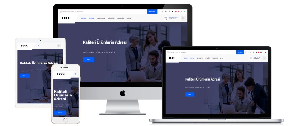 Unternehmenssoftware & Mobilfreundlich & Mehrere Designs & Unbegrenzte Sprachen