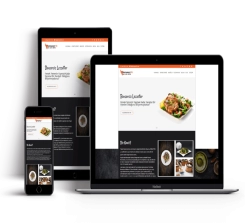 Restaurant & Café & Bar & Bistro Webdesign V2
