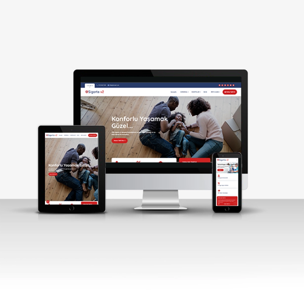 Versicherungs-Webdesign V2