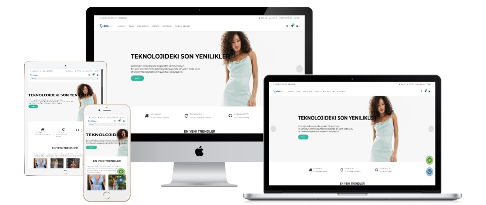 Eka Boutique V3 E-Commerce Software & Virtuelles POS & SMS & Rechnungs-Integration & ...