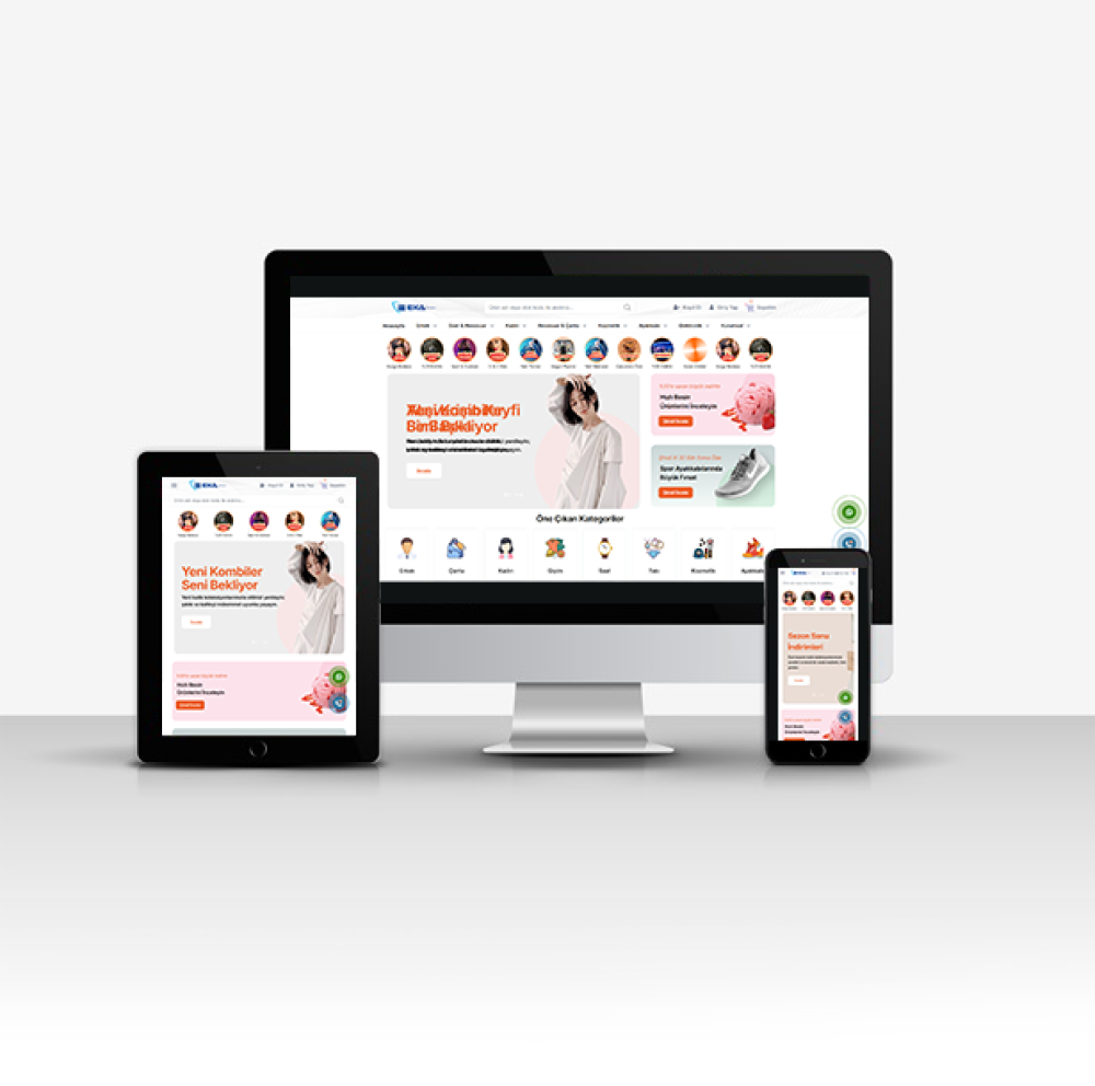 E-Commerce Software mit Händler Modul & Virtuellem POS & SMS & Rechnungs-Integration