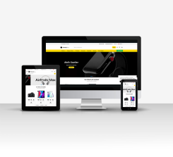Technologie & Elektronik Vertrieb E-Commerce Konzept V2