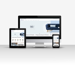 Möbelverkauf E-Commerce Konzept V4