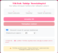 TikTok Unfollowers Remover Extension