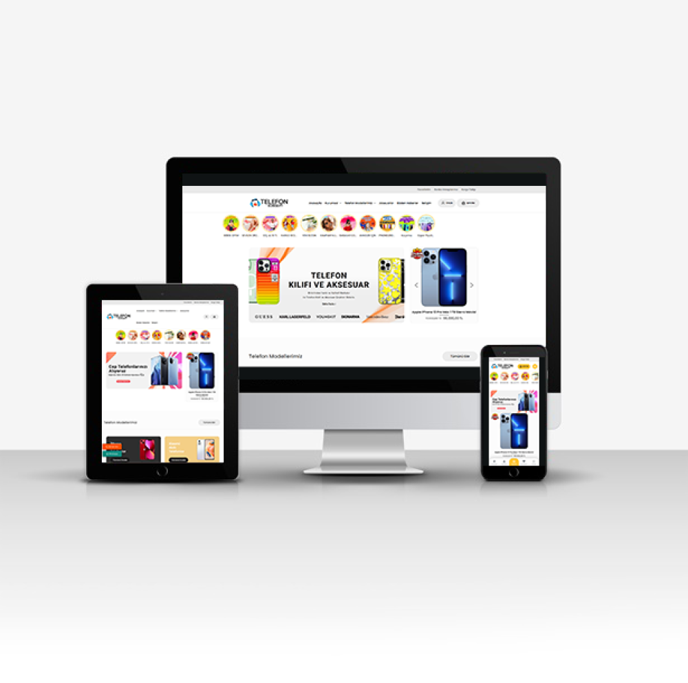 Telefon Mağazaları için Profesyonel E-Ticaret Yazılımı
