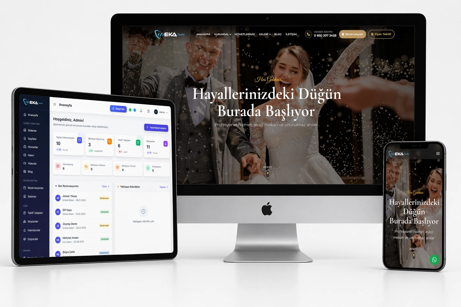 Düğün Salonu Yazılımı