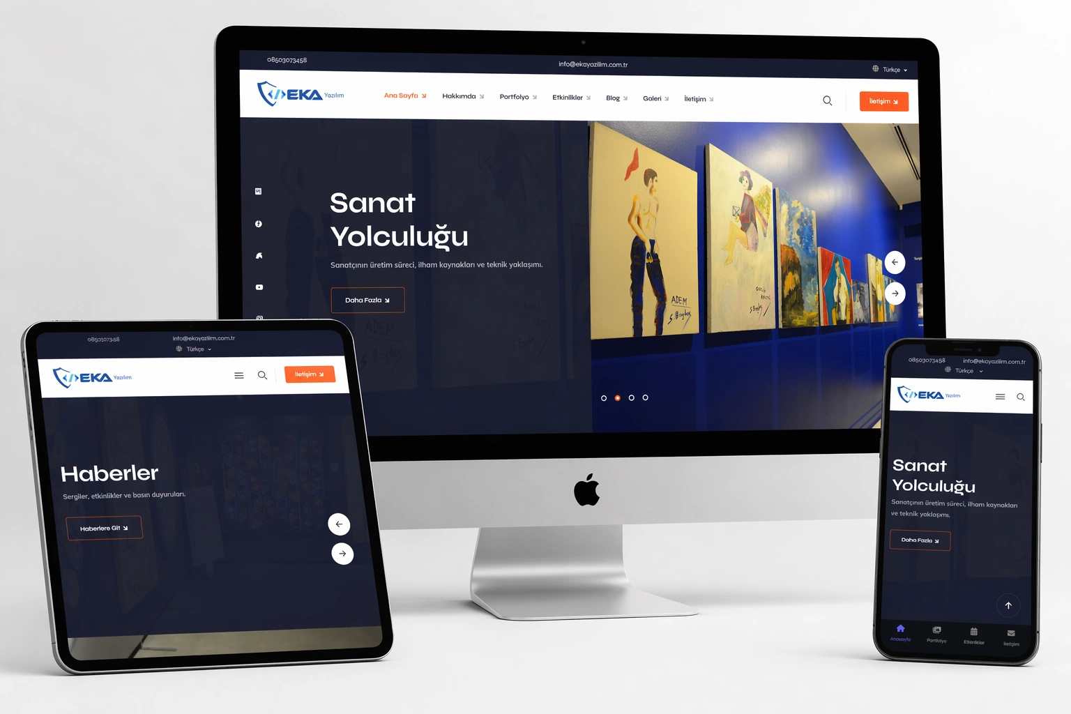 Profesyonel Sanatçı Web Sitesi Yazılımı V2