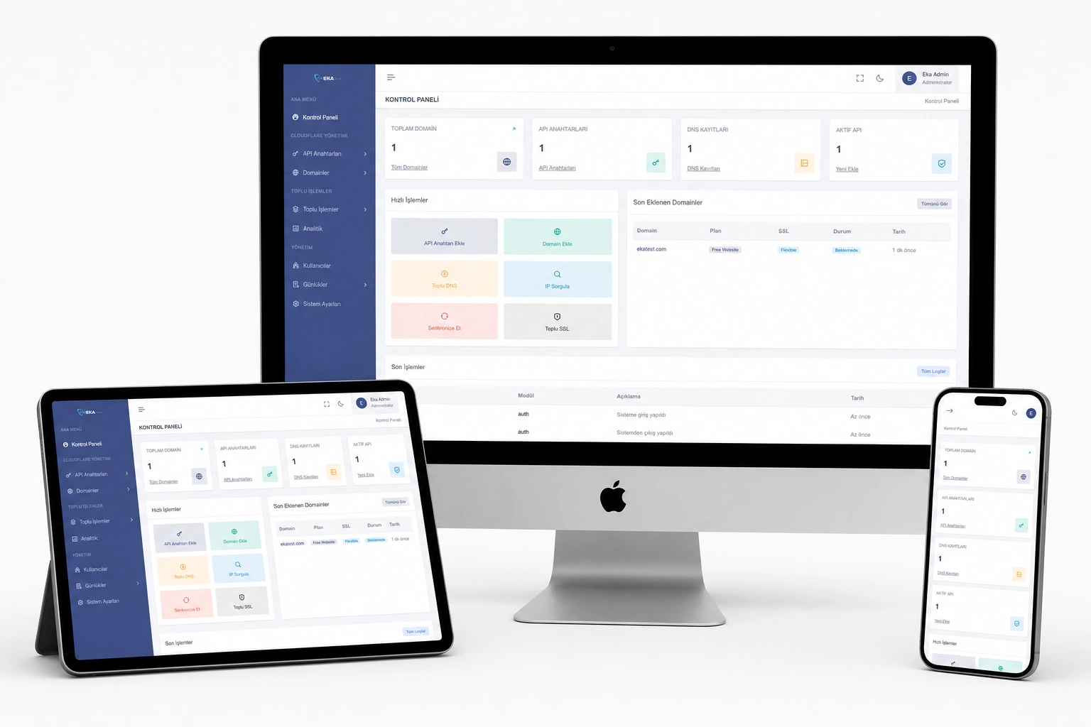 Cloudflare Otomasyon Sistemi - PHP Yönetim Paneli