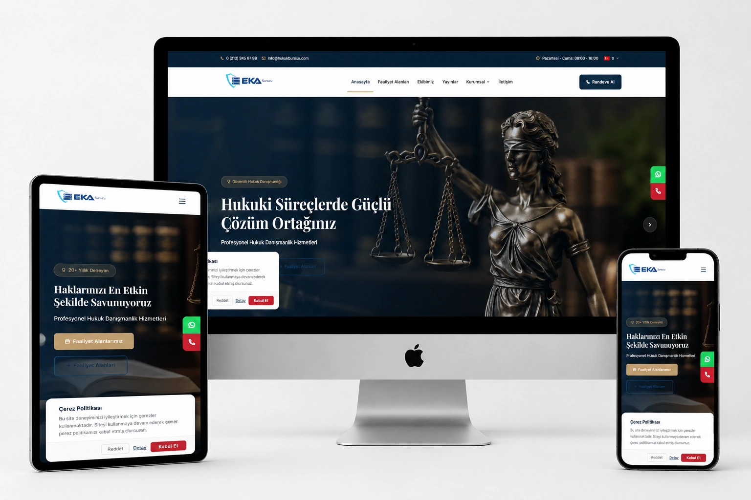 Avukat & Hukuk Bürosu Web Sitesi Scripti — AvukatV1 Pro