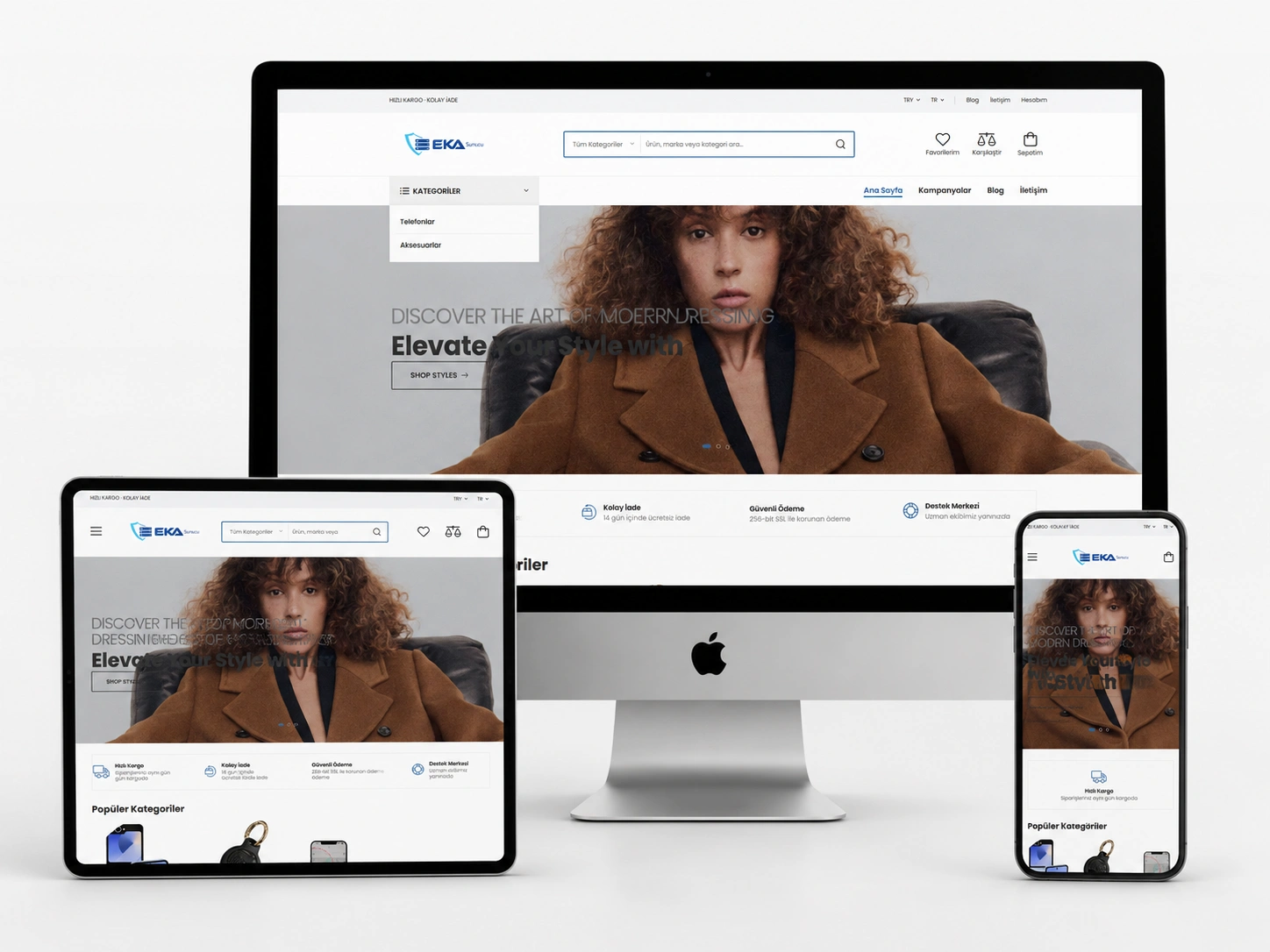 Wolmart E-Ticaret – Pazaryeri, B2B ve Çoklu Mağaza Destekli E-Ticaret Scripti