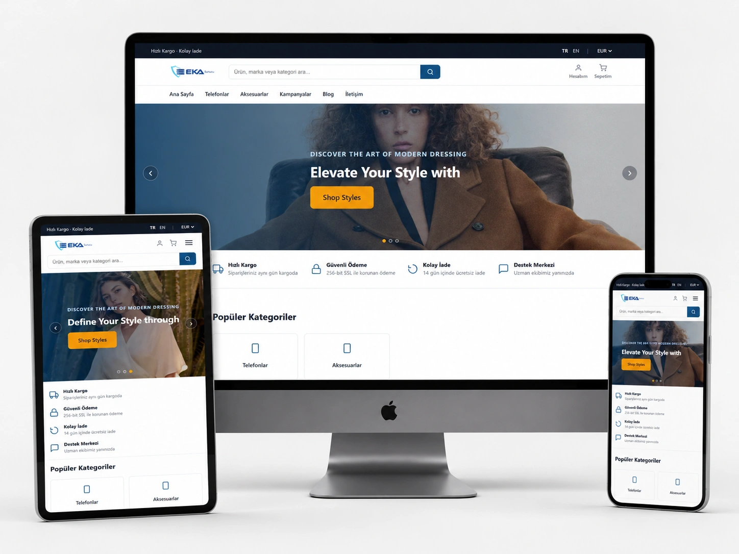 Telefon E-Ticaret – Pazaryeri, B2B ve Çoklu Mağaza Destekli E-Ticaret Scripti