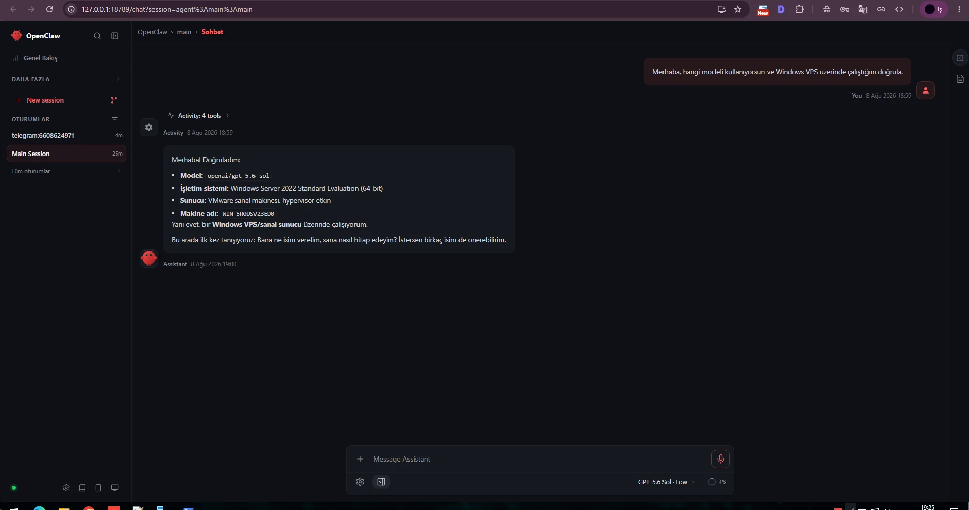 Scheduled Task devreye girdikten sonra Dashboard'un kendiliğinden yeniden erişilebilir olması. Scheduled Task devreye girdikten sonra Dashboard'un kendiliğinden yeniden erişilebilir olması.